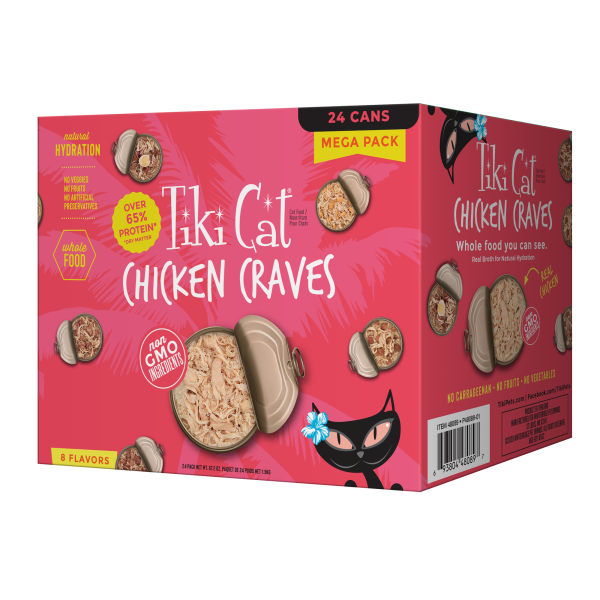 TikiCat Chicken Craves Mega Pack (24 Pack)