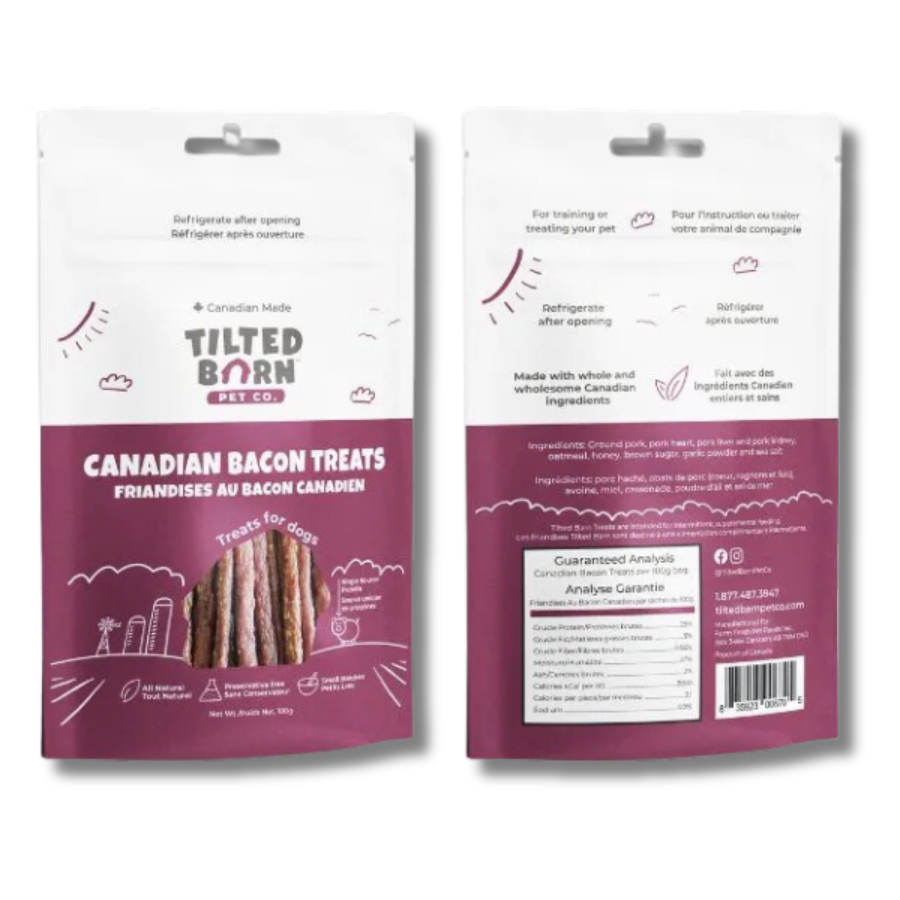 Tilted Barn Canadian Bacon Treats - 3.5 oz