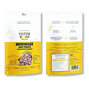 Tilted Barn Miniwags Beef Treats - 3.5 oz