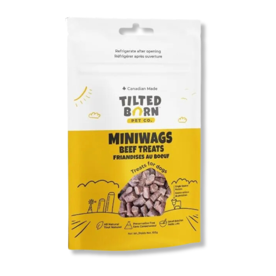 Tilted Barn Miniwags Beef Treats - 3.5 oz