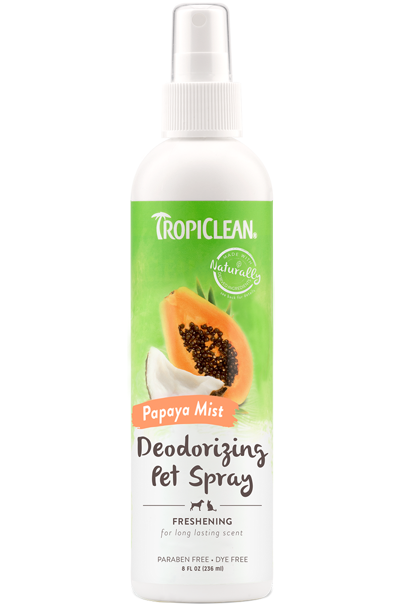 TropiClean Deodorizing Spray Papaya Mist - 8 oz