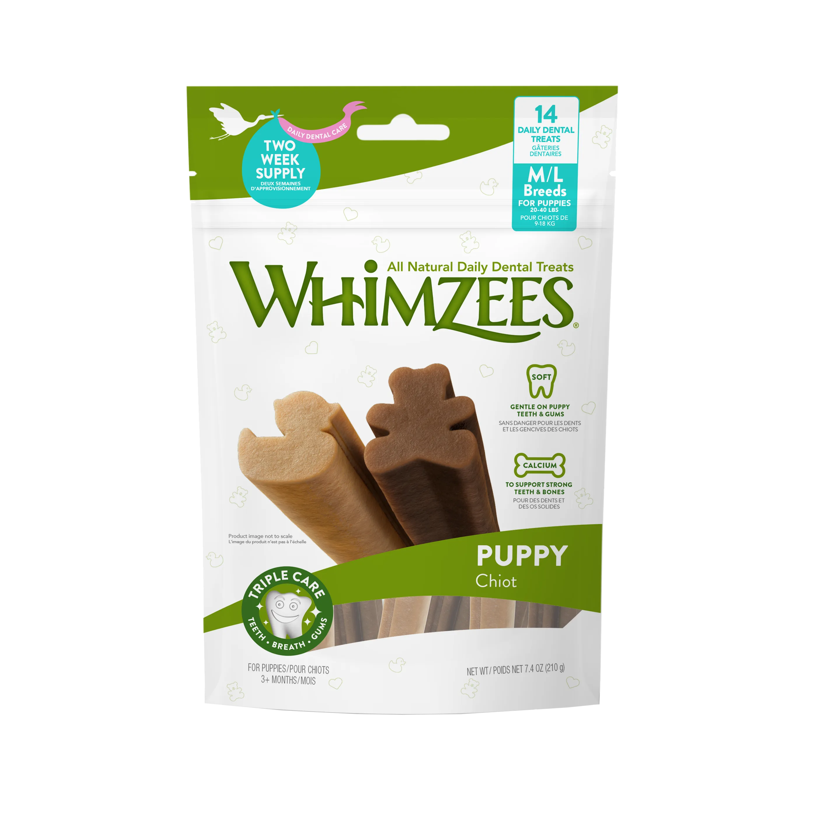 Whimzees Puppy Sticks - XSmall (30 Pack)