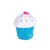 ZippyPaws Cupcake Squeaker Toy Blue