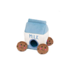 ZippyPaws Milk and Cookies Plush Burrow